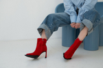 Ботильоны ANRY RED SUEDE