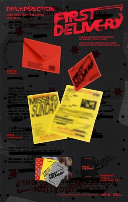Альбом DAILY:DIRECTION - FIRST:DELIVERY (LETTER Ver.)