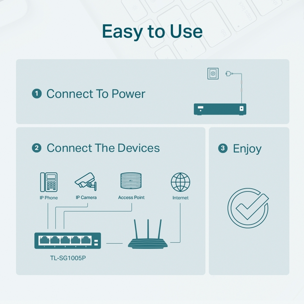 Коммутатор TP-Link TL-SG1005P