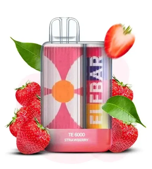 Elf Bar TE6000 - Strawberry Ice (5% nic)