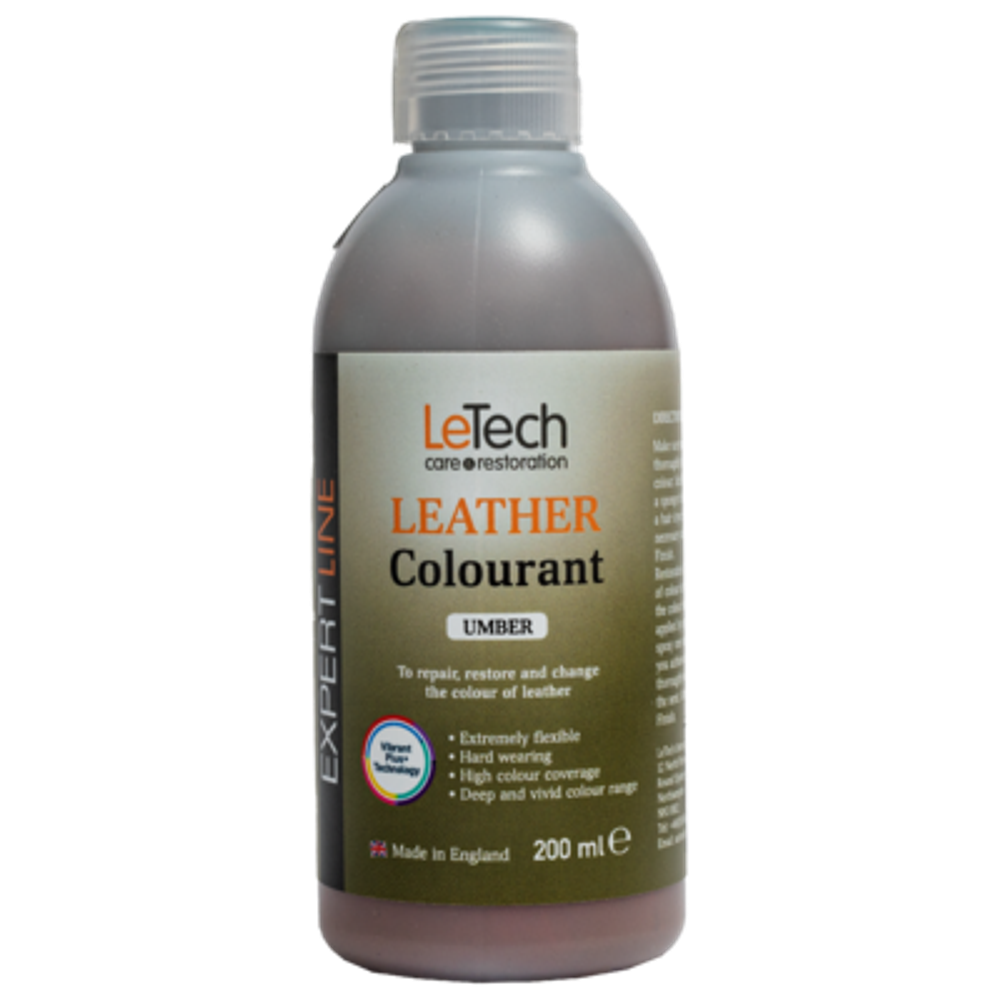 LeTech Expert Line Краска для кожи (Leather Colourant) Umber, 200мл