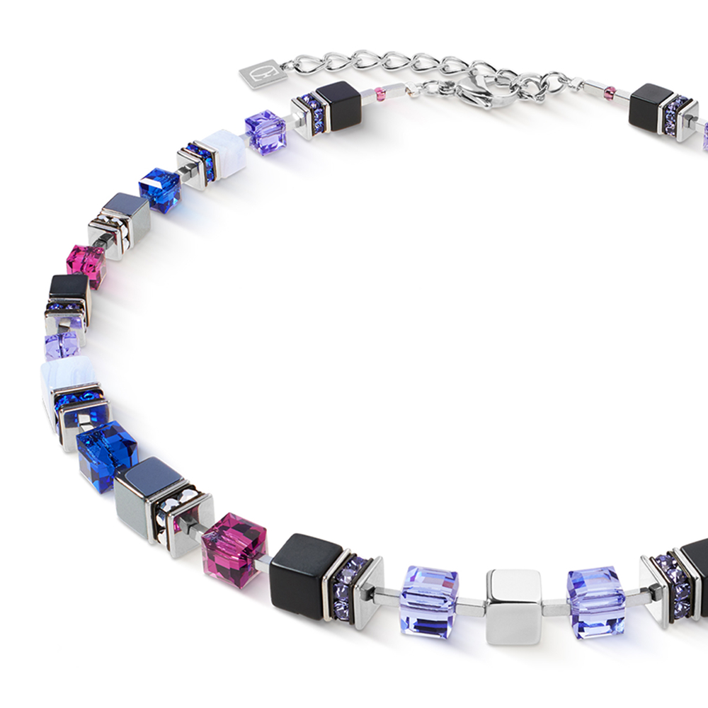Колье Coeur de Lion Blue-Purple 3039/10-0708