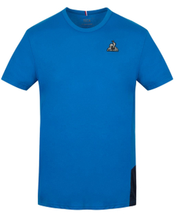 Мужская теннисная футболка Le Coq Sportif Tech Tee SS No.1 M - небесный