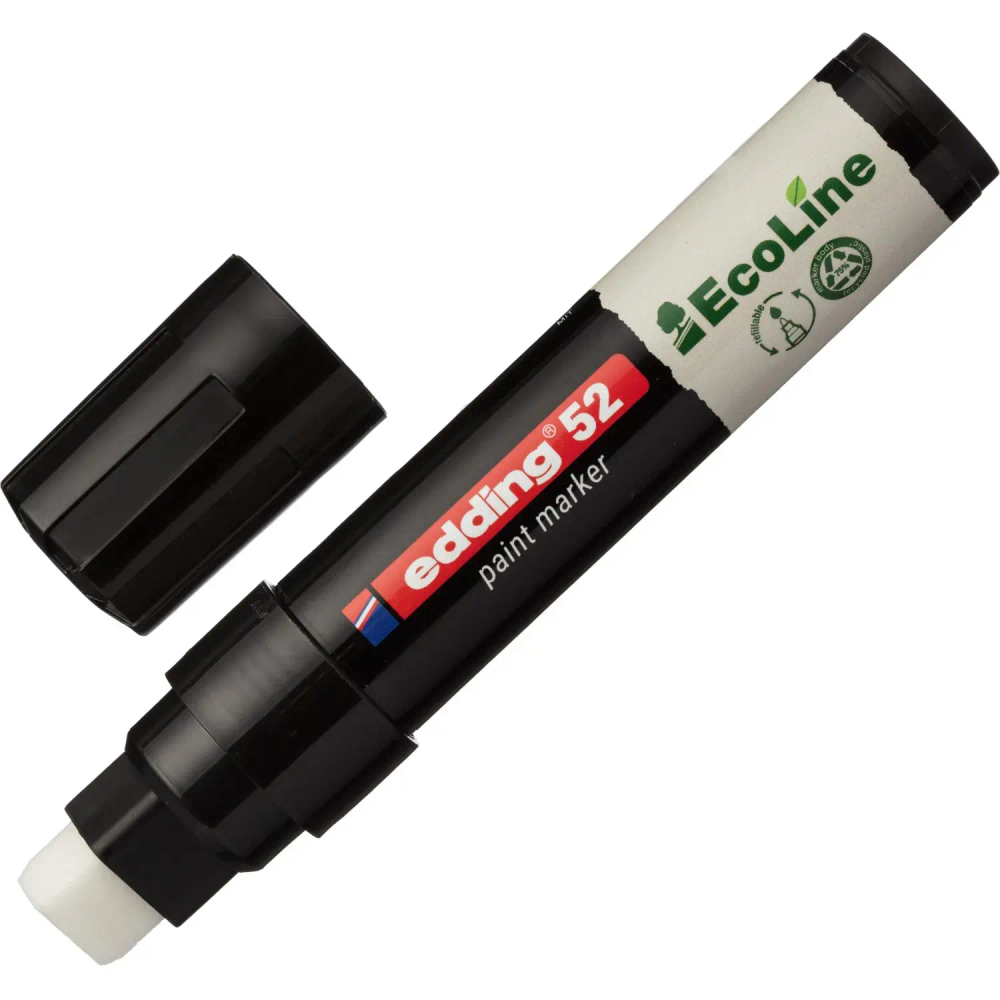 Маркер лаковый E-52 на водной основе, чёрный, 4-15 мм