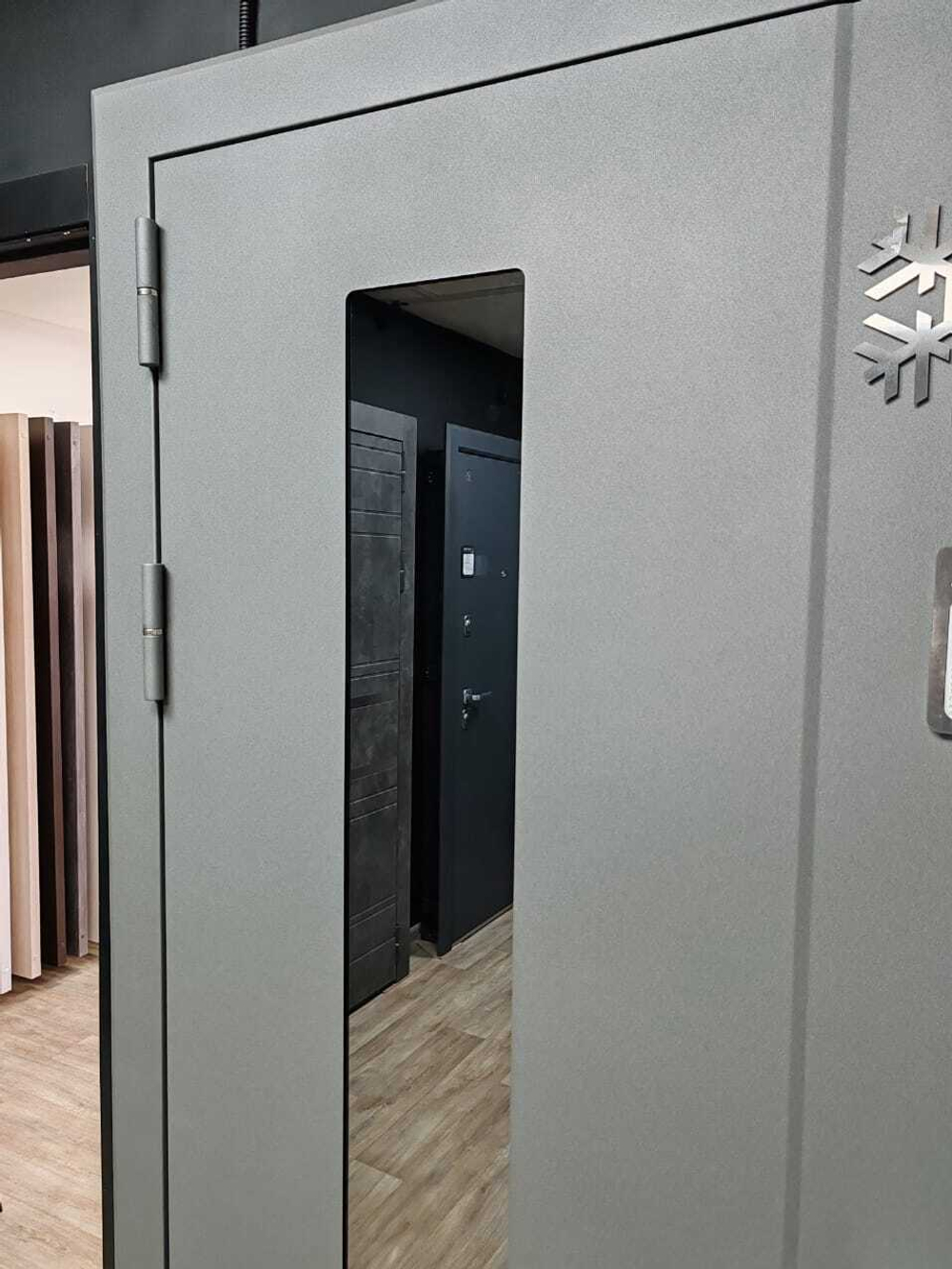 Входная дверь SEZAM Термо Т-800 Пепельный муар - Полярный дуб