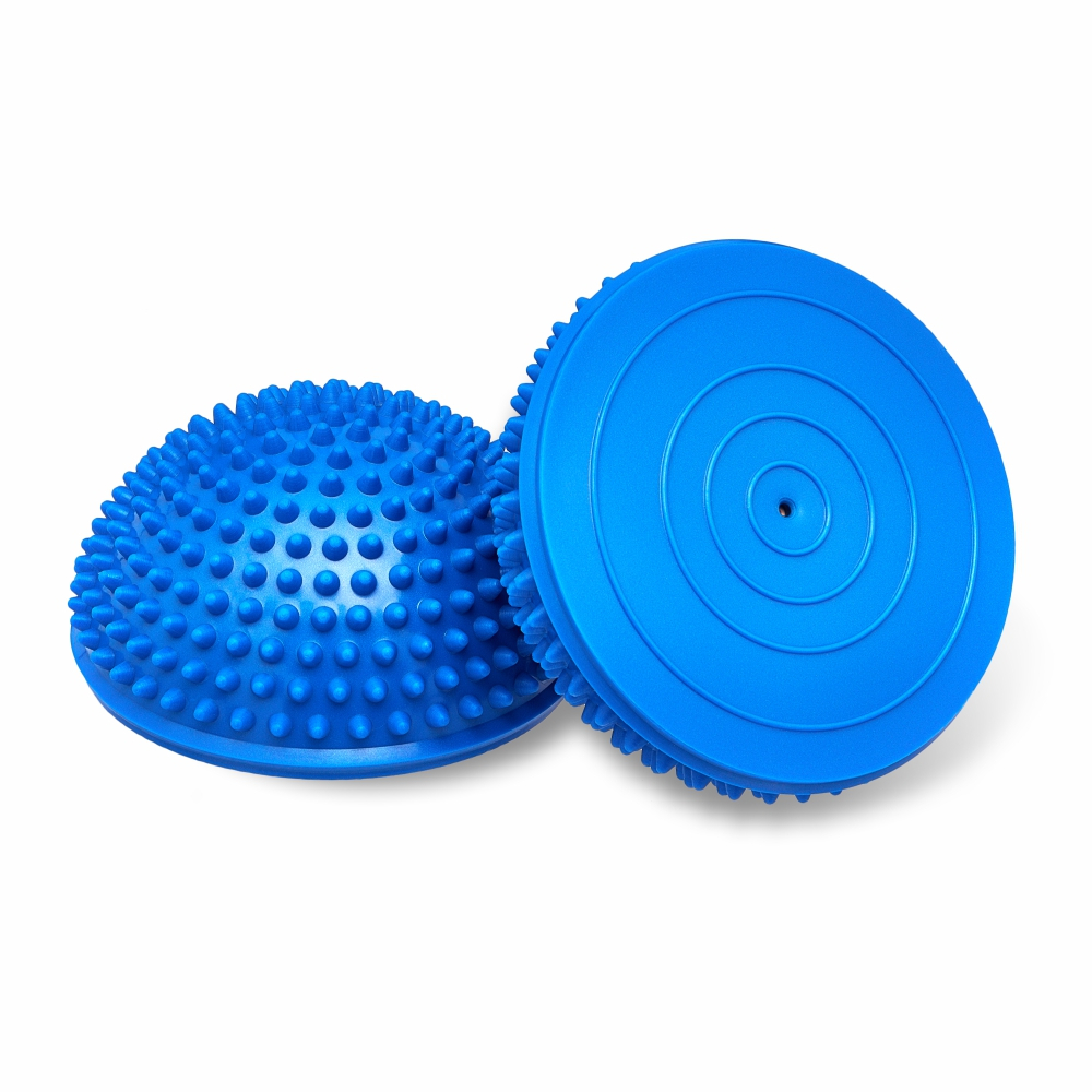 Полусфера массажно-балансировочная (набор 2 шт) синий