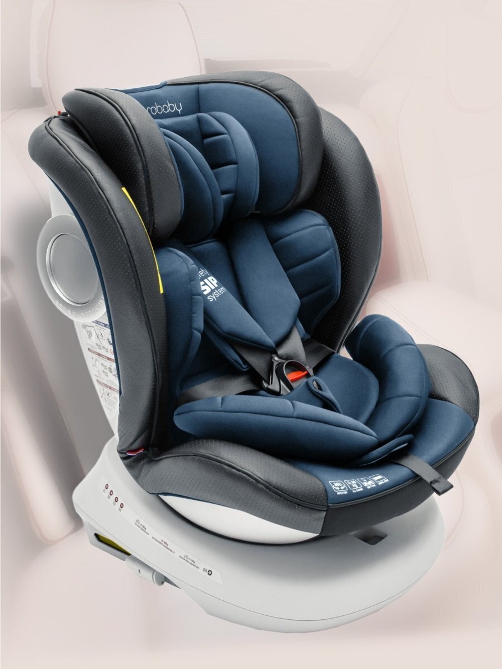 Автокресло детское AMAROBABY CHAMPION, Isofix класс D, группа 0+/1/2/3