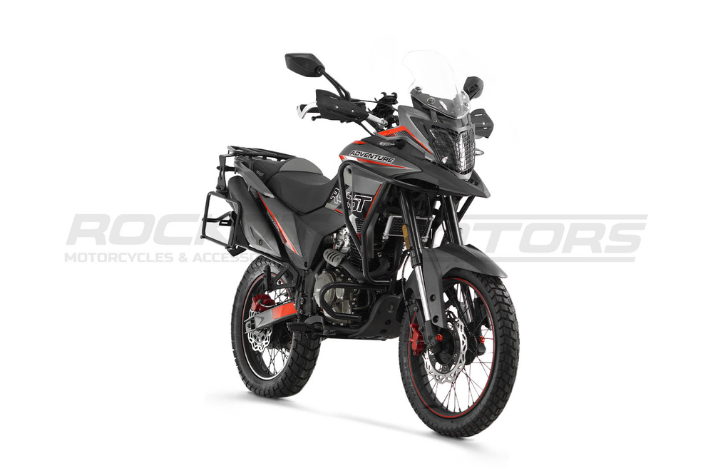 Мотоцикл турэндуро ROCKOT DAKAR ADVENTURE 2.0 (серый/красный)