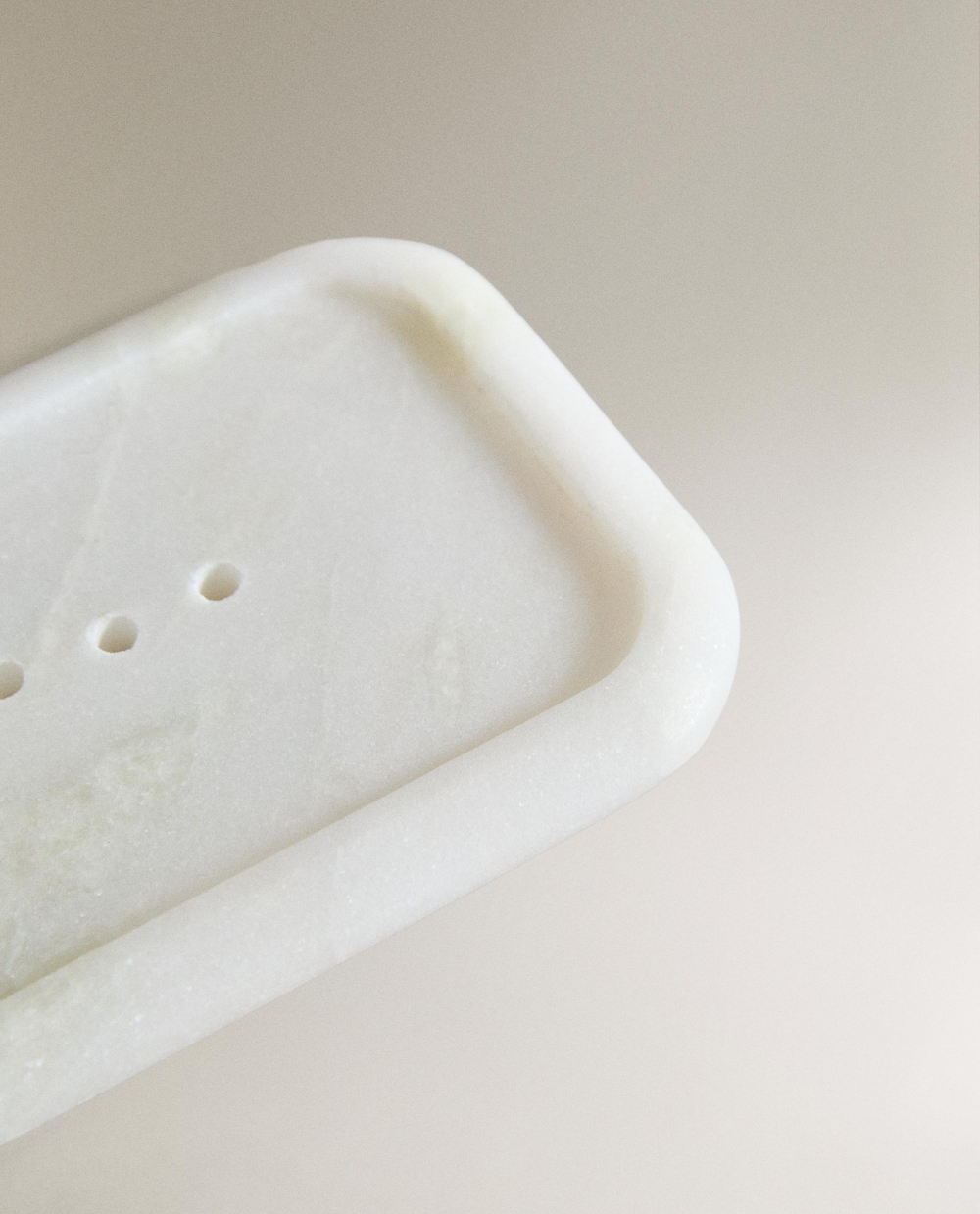 Zara Home мыльница, мрамор, молочный