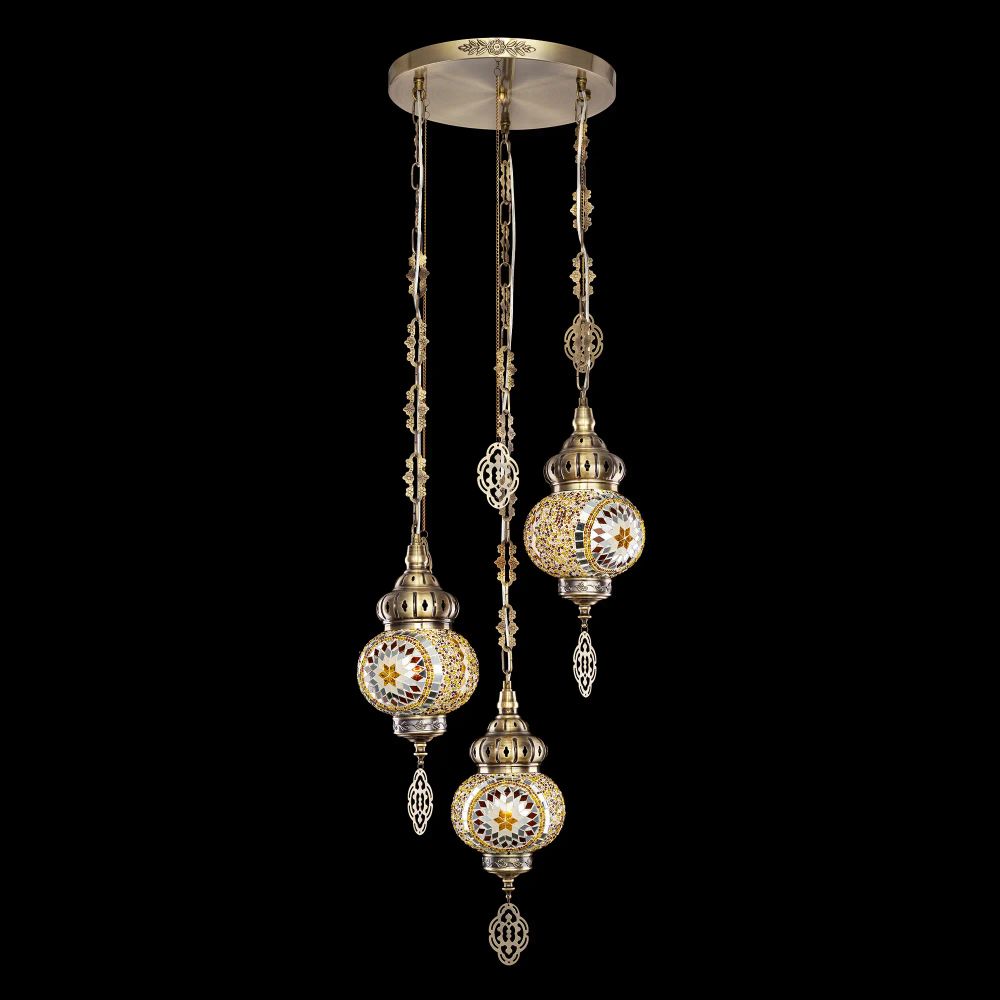 Citilux Каир CL419135 Подвесной светильник Мозаика Янтарь