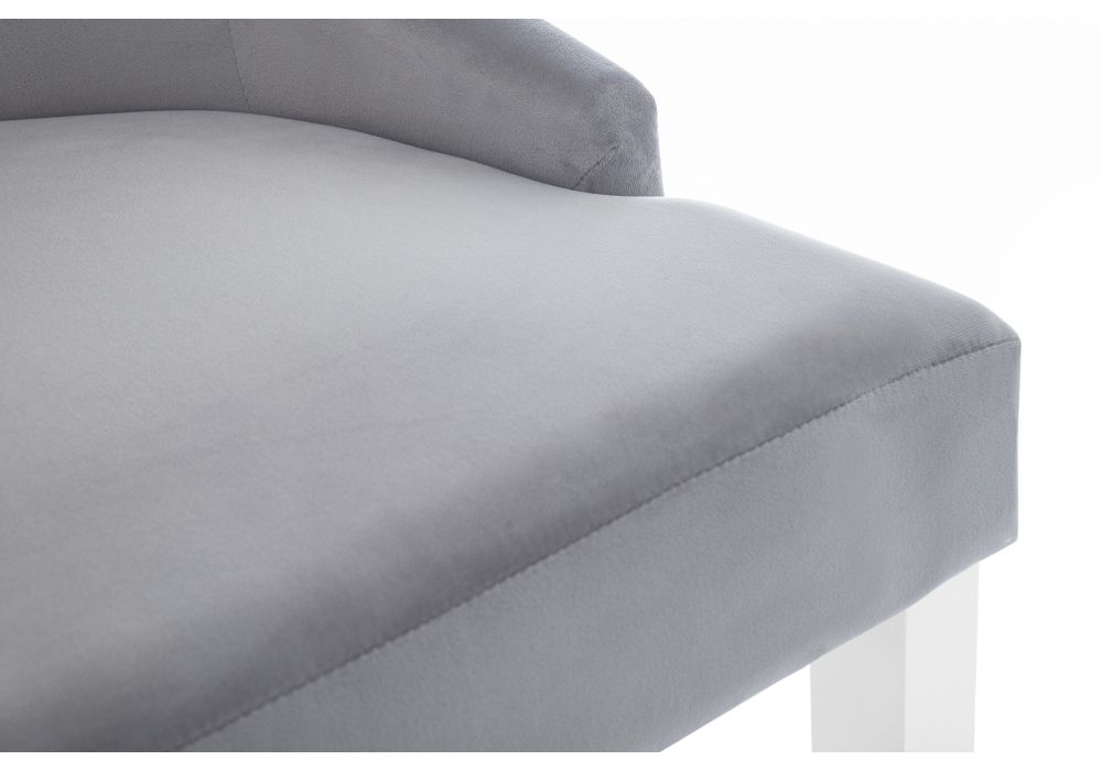 Стул Elegance white / grey