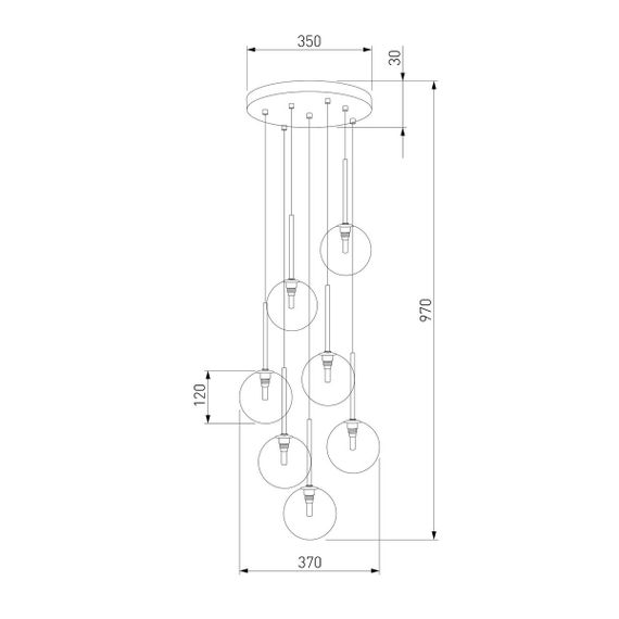Подвесная люстра TK Lighting 5362 Nilos