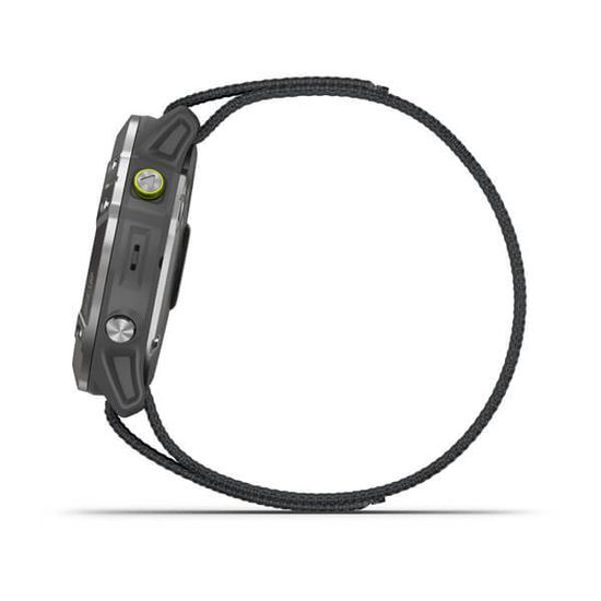 Мультиспортивные часы Garmin Enduro для сверх долгих забегов - стальной корпус и серый нейлоновый ремешок 010-02408-00