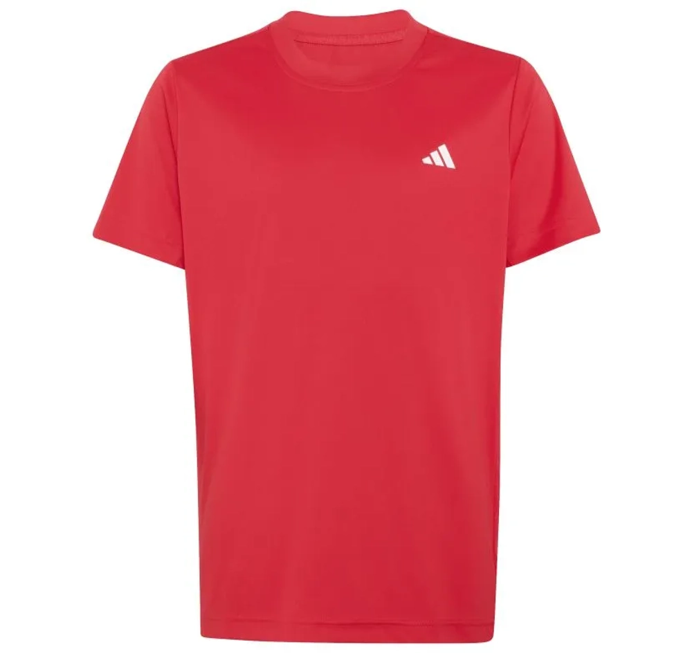 Детская теннисная футболка Adidas Boys Club - purple ruby