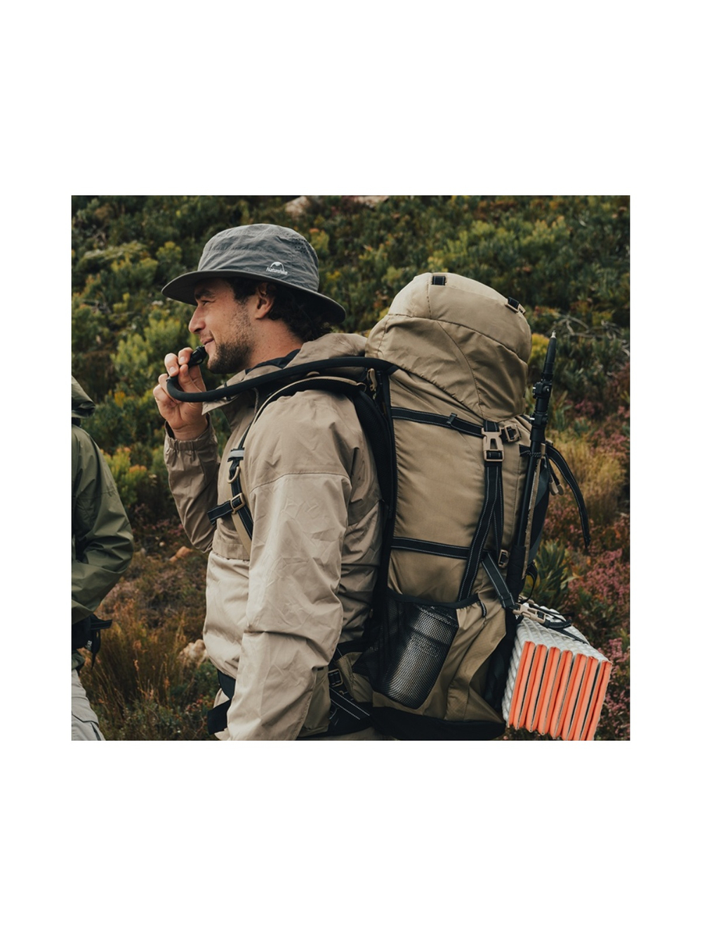 Рюкзак туристический Naturehike 70 л, черный