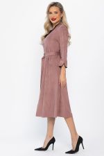 Платье замшевое Дарьяна НЬЮ (пыльная роза) П14651-18М LT Collection