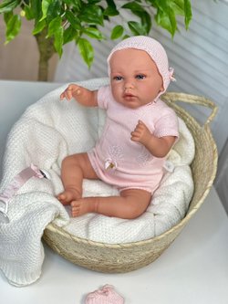 Кукла Реборн Marina and Pau 45см Ane мягконабивная (M3040)