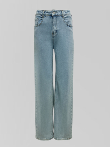 Джинсы Denim 3929 прямые однотонные