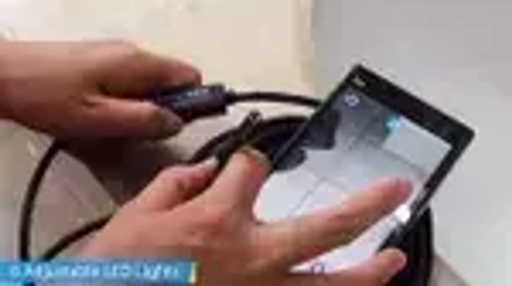 Эндоскоп для смартфона / 2 МЕТРА / Эндоскоп гибкая камера с переходником TYPE-C