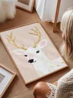 Постер 50х70 см новогодний 1 шт