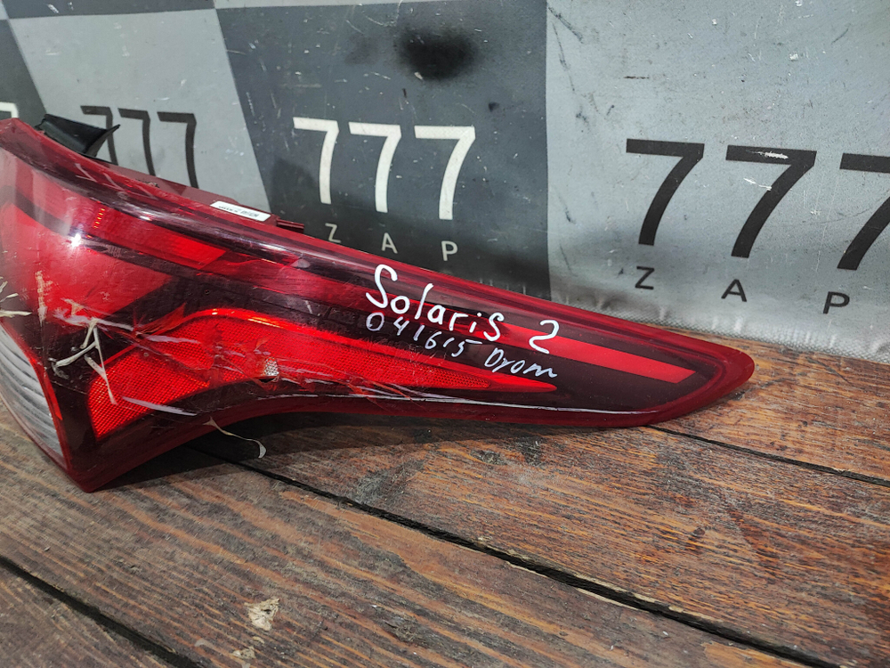 Фонарь задний правый Hyundai Solaris 2 (HCR) 17-нв Б/У Оригинал 92402H5000