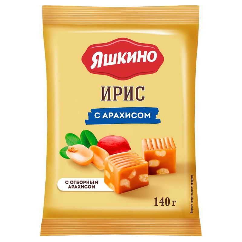 Ирис КДВ с Арахисом 140 гр/пач 28 пач/кор