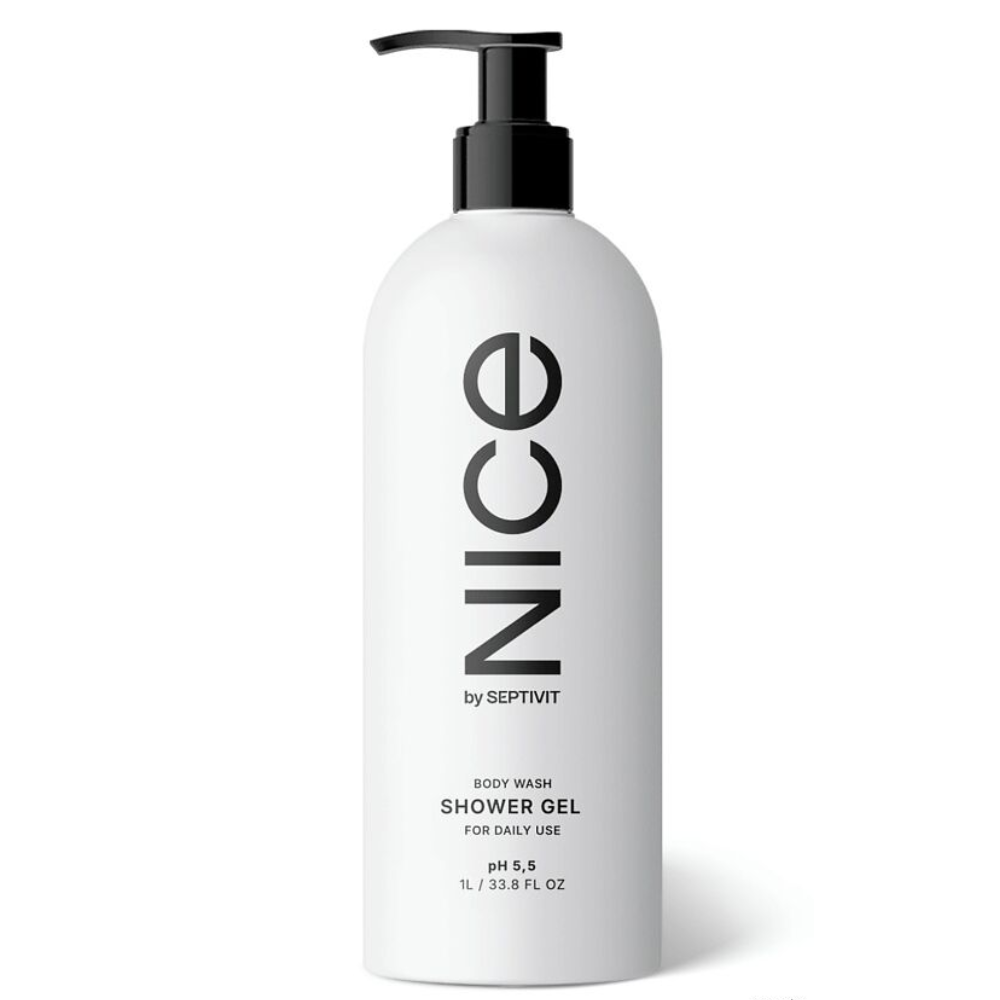 БОНУС Гель для душа NICE Для всех типов кожи 1 л