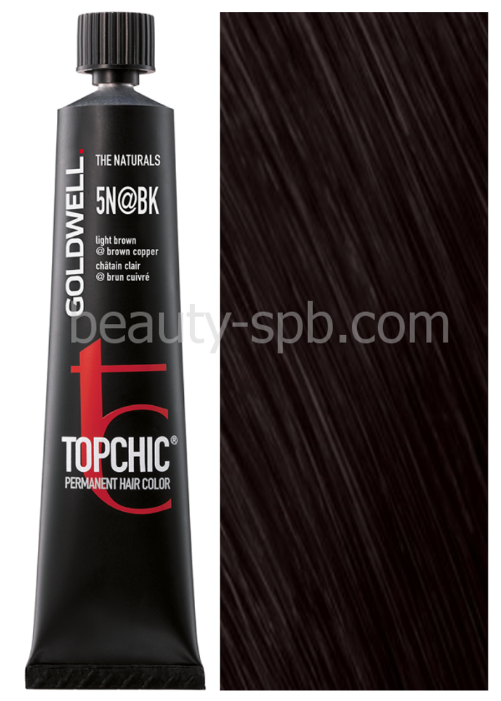 Goldwell Topchic 5N@BK светло-коричневый с медным сиянием 60 мл