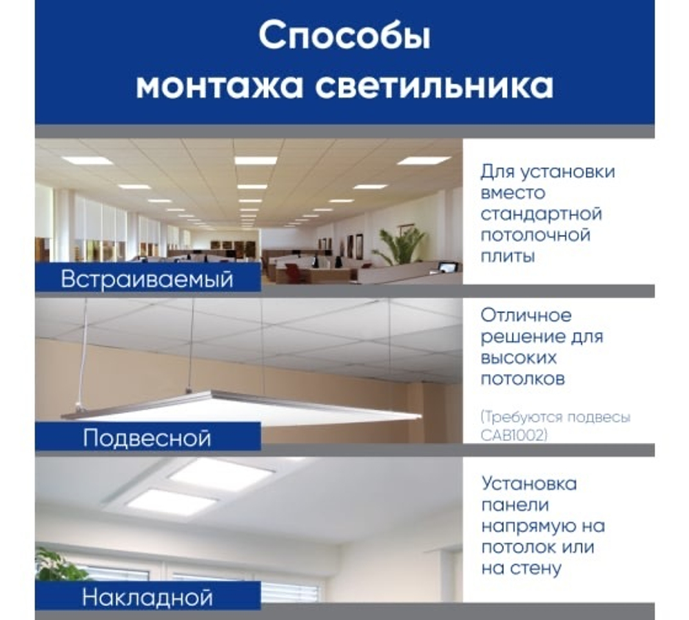 Светильник LED-панель ДВО 36Вт 595х595х19мм 4000K 2900Лм опал IP40 AL2115 Feron 21078