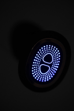 Анальная вибровтулка с ротацией силикон 12 см