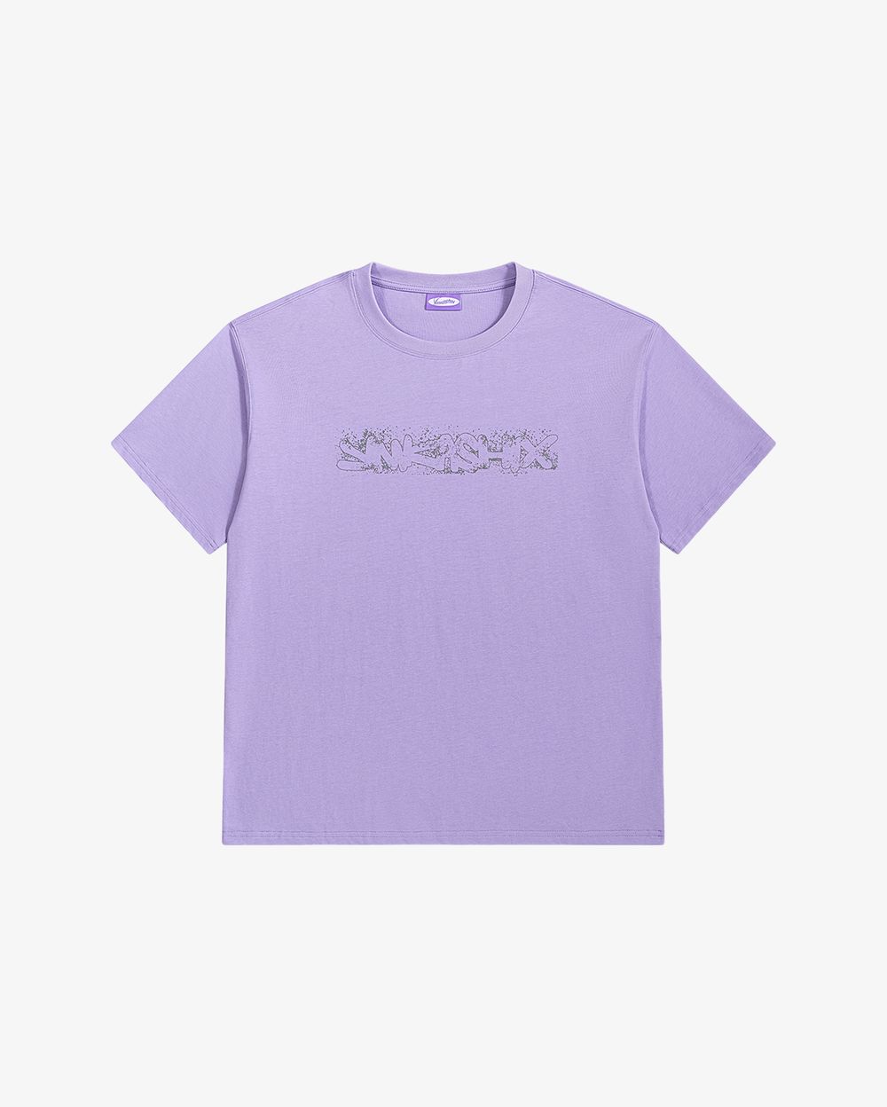 Футболка Ymkashix Sprayed logo фиолетовая