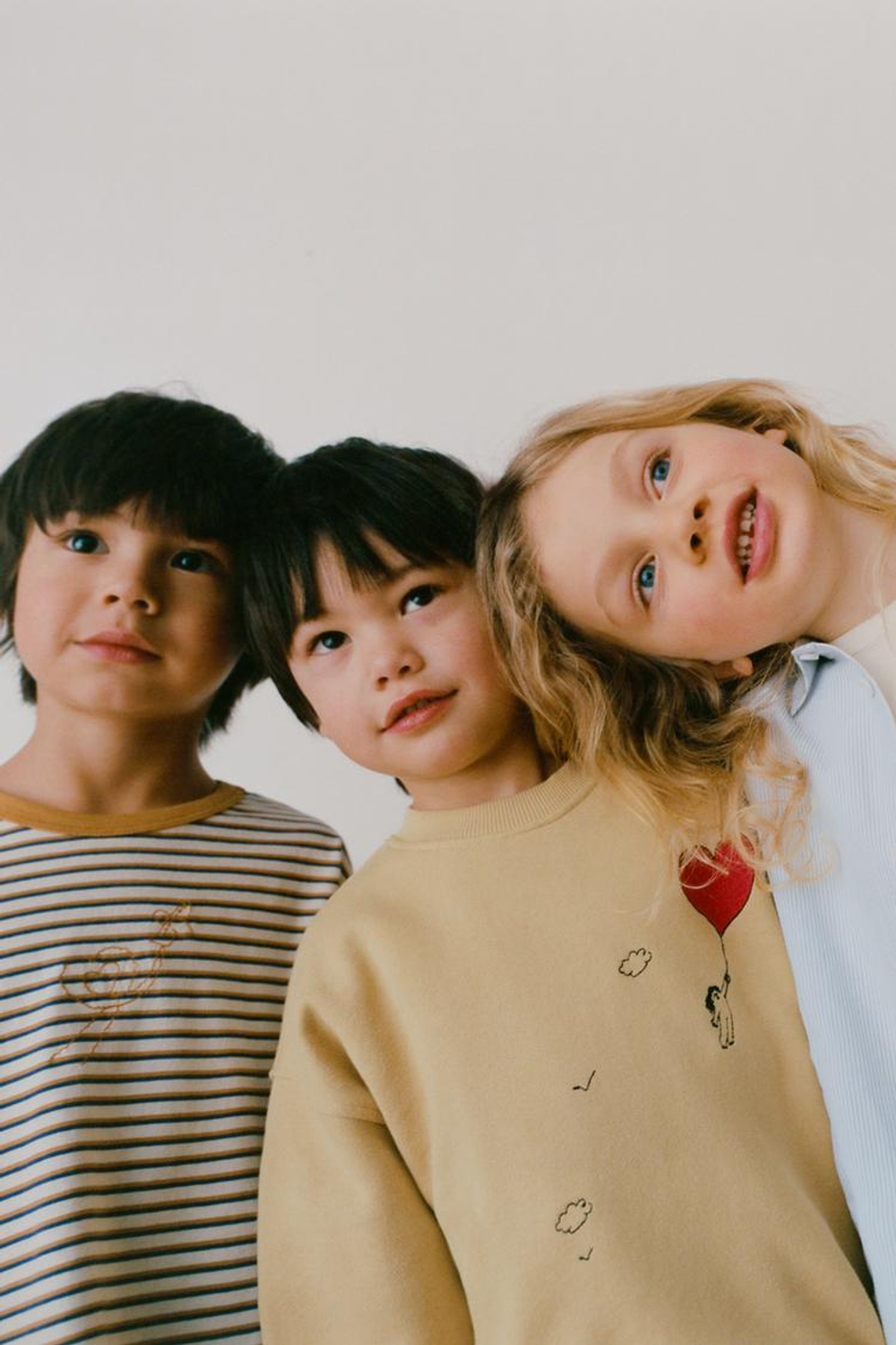 ZARA ТОЛСТОВКА С ВЫШИВКОЙ ORFAYO ©э, СВЕТЛО-КОРИЧНЕВЫЙ