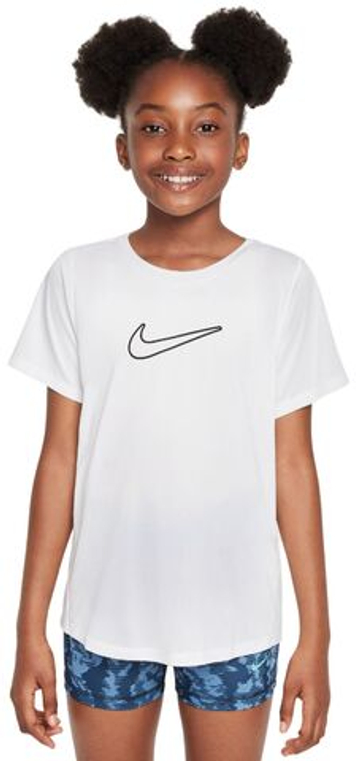 Футболка для девочки Nike Kids One Fitted Dri-Fit Short Sleeve