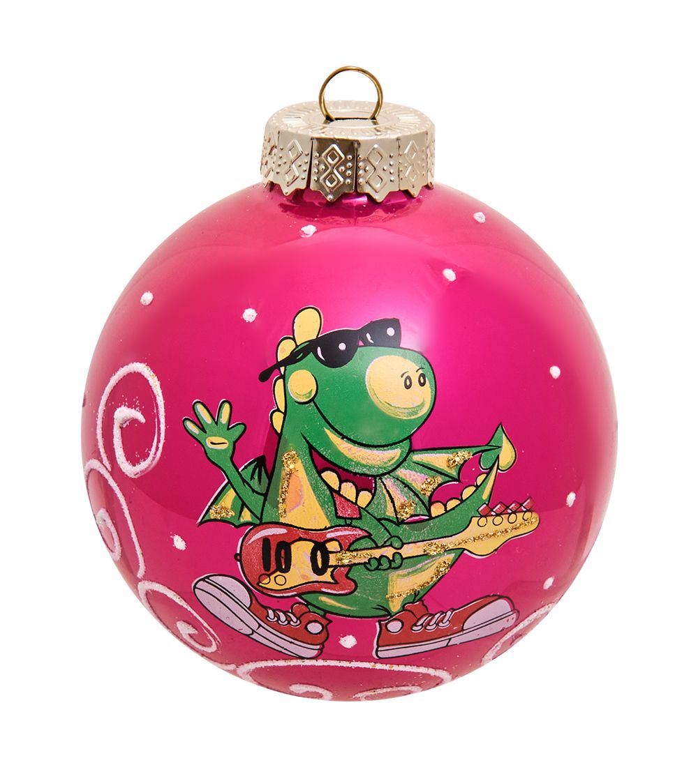 Элита НФШ-1466/2 Ел.украшение Шар «Дракон с гитарой» 85 мм