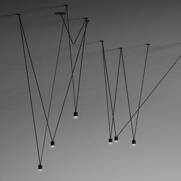 светильник  Vibia Match  Suspension ( 8 bulbs black )