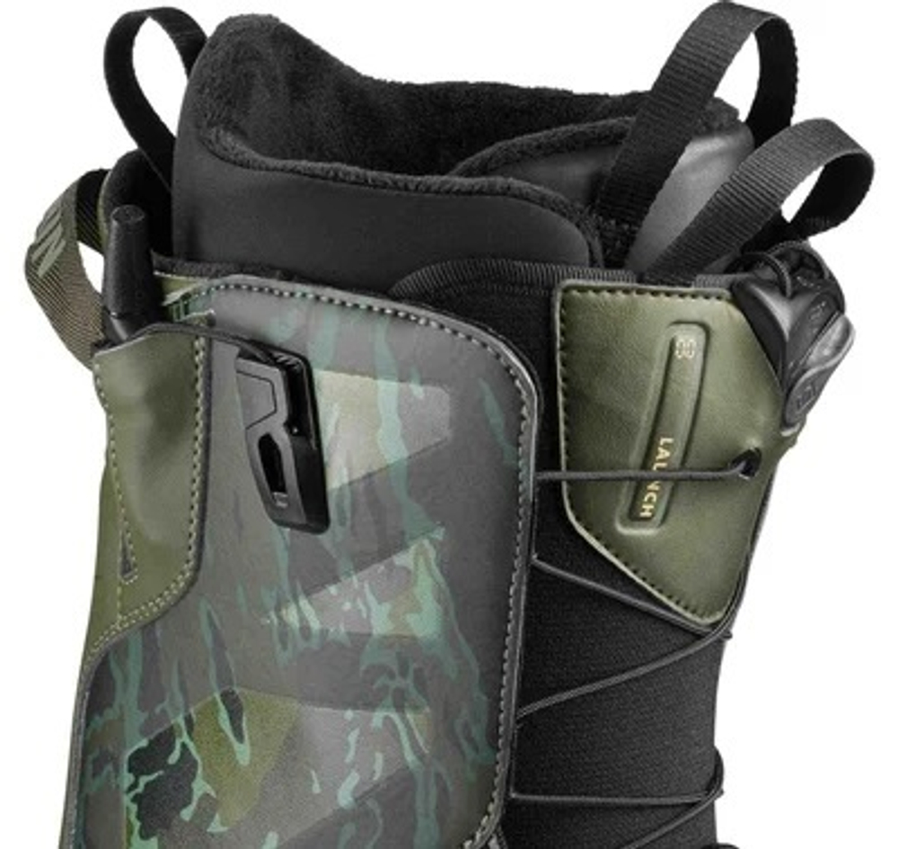 Ботинки для сноуборда SALOMON 2019-20 LAUNCH CAMO/OLV/BELUGA