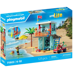 Playmobil - Спасательная вышка My Life и пляжный багги 71903