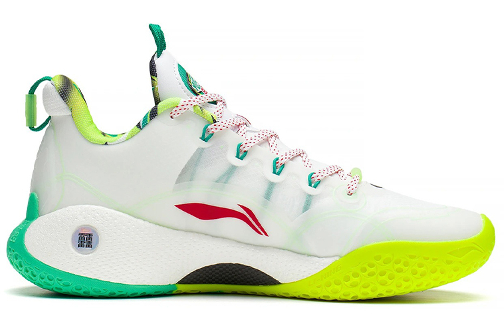 LiNing Li Ning Yu Shuai 14 䨻 Low Mojito lightweight High rebound shock absorption non-slip wear-resistant low-top basketball shoes fluorescent fruit acid green