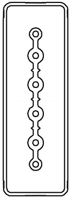 Секция прямая шинопровод 1+0 точек отвода L=1000мм Cu 6P 25A