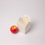 Коробка сундучок 10x5x10, белый, картон