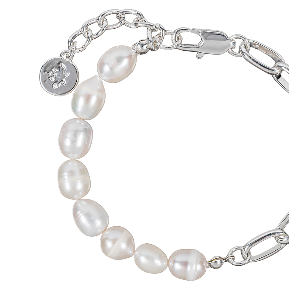 Браслет Fiore Luna Pearle Half Сarabiner CL4529 S