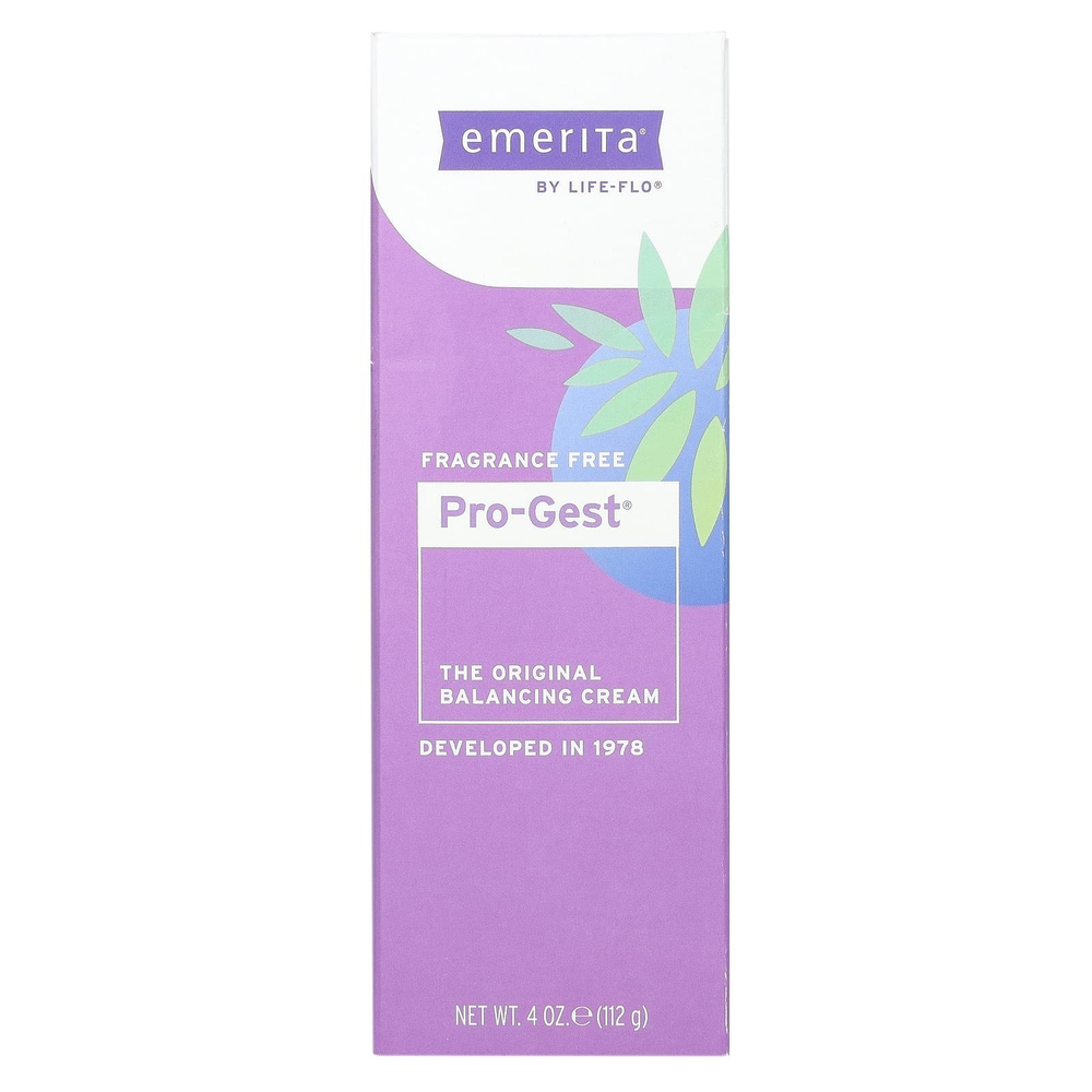Emerita, Pro-Gest, оригинальный балансирующий крем, без отдушки, 112 г (4 унции)