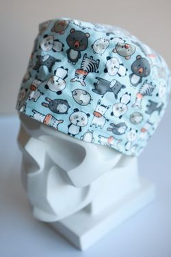 Медицинский колпак (Принт «Животные»)