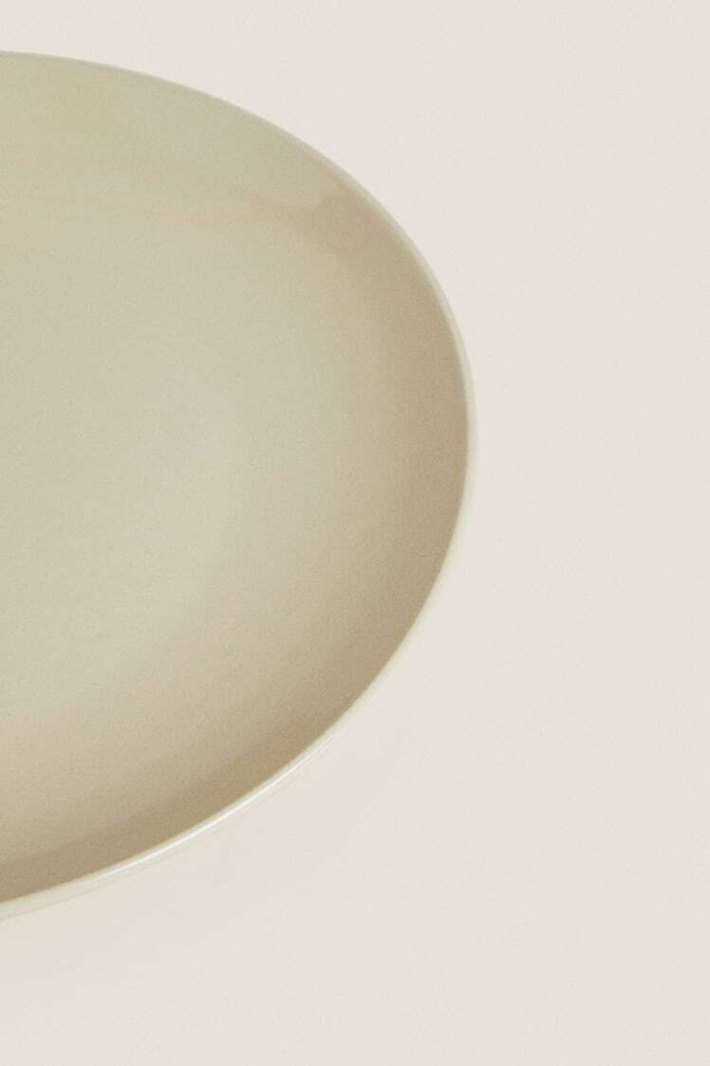 ZARA HOME ТАРЕЛКА ДЛЯ УЖИНА ИЗ КЕРАМОГРАНИТА, БЕЖЕВЫЙ