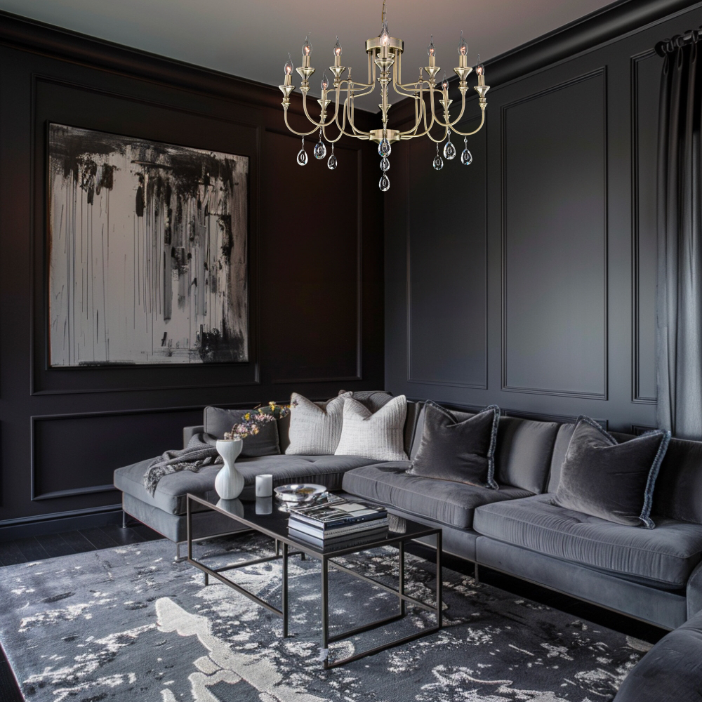 Citilux Рига CL437223 Люстра подвесная Бронза