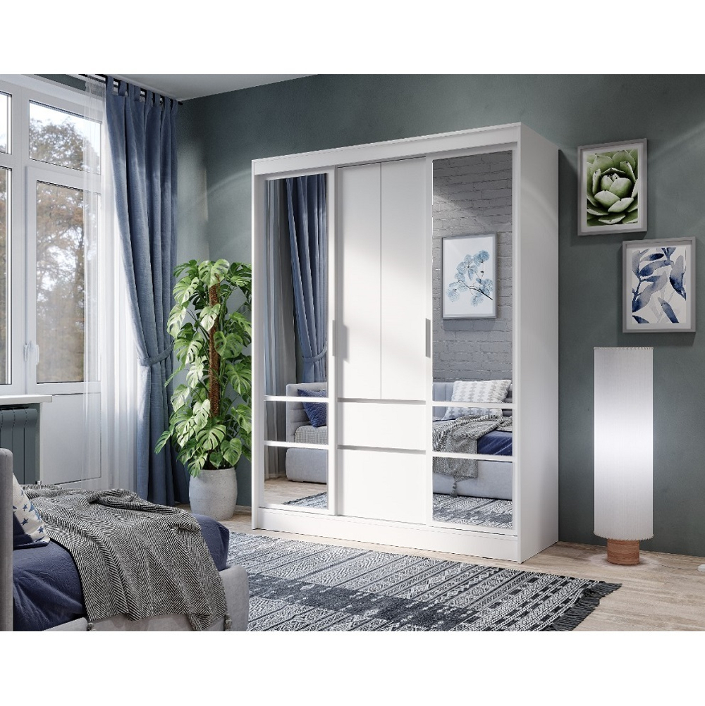 Шкаф-купе Симпл ШКК-06, белый