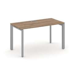 Style Project Стол письменный SN-59P.SP-014 Дуб Табак/Металл Серый/Серебро Заглушка 1580*700*750
