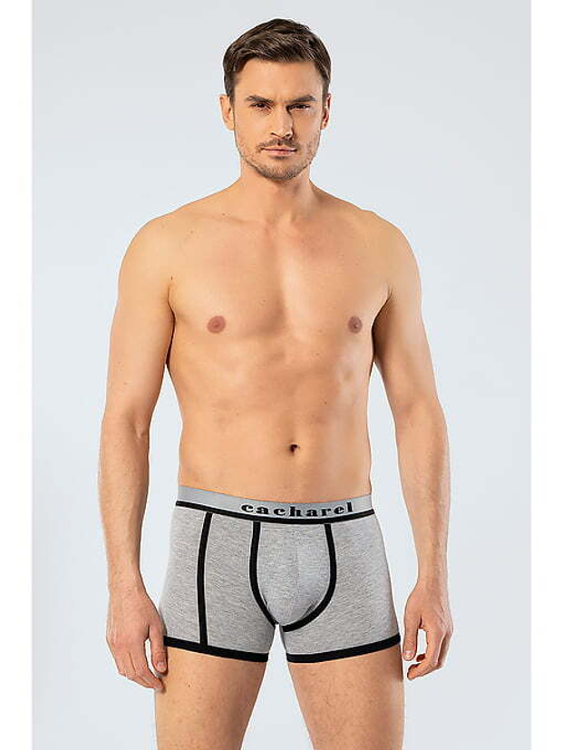 Трусы мужские боксеры. Набор из 2-х штук серый - черный