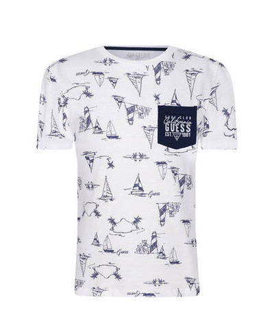 Футболка Guess - белый(N4GI03 K6XN1)