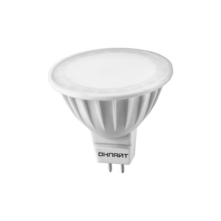 Лампа светодиодная LED Онлайт MR16, 10W, 4000 K, GU5.3, холодный свет